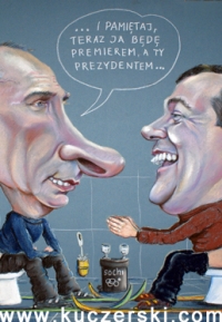 288 W.Putin i D. Miedwiediew