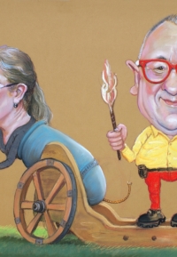 419. Jerzy Owsiak i Krystyna Pawłowicz