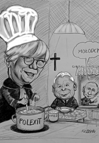 610. J. Przyłębska, J. Kaczyński, W. Putin